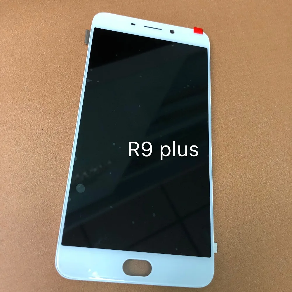 Wlormb высококачественный защитный чехол для OPPO R9 R9 плюс ЖК-дисплей Дисплей Сенсорный экран с рамкой Digitizer Assembly тестирование высокое качество белый