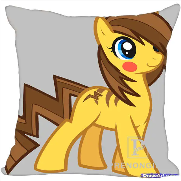 Pillowcases Заказная декоративная наволочка Пикачу Покемон квадратная Наволочка на молнии лучший подарок 40x40 см, 45x45 см(одна сторона) 180117#97 - Color: Pillowcases