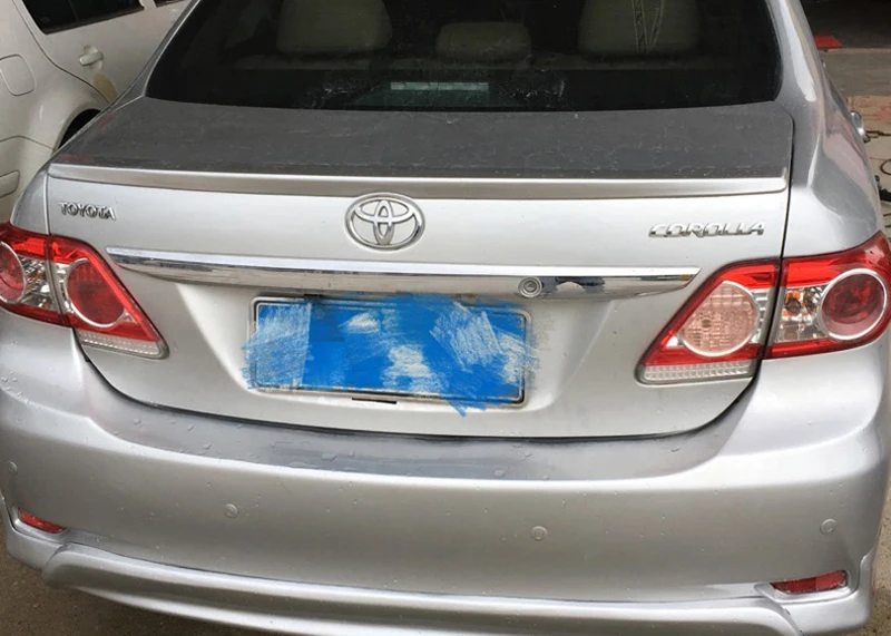 Задний спойлер для автомобиля Toyota Corolla 2008 2009 2010 2011 2012 2013 АБС пластик|rear spoiler|spoiler for
