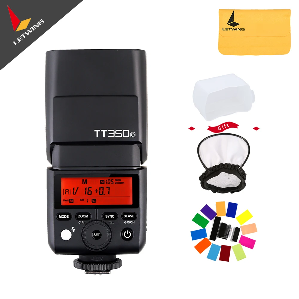 Godox Mini Thinklite ttl TT350o камера Высокоскоростная студийная вспышка 1/8000 s GN36 для Olympus или