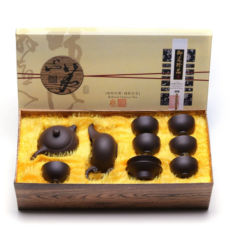 Новый год Фиолетовый Глиняный китайский старинный художественный керамический