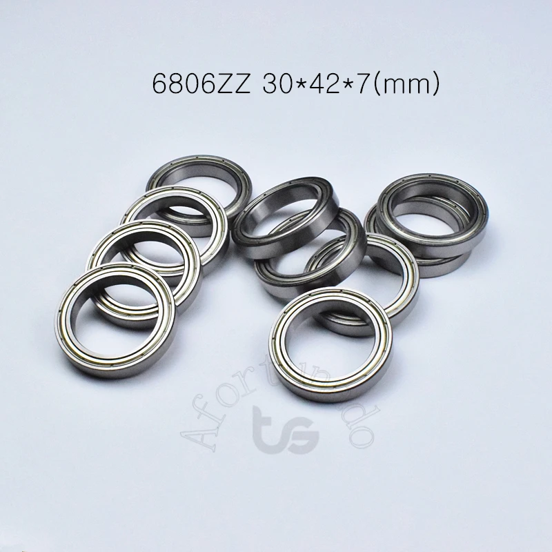 Подшипник 6806ZZ 30*42*7 (мм) 1 шт. металлический герметичный подшипник 6806 6806Z с глубоким