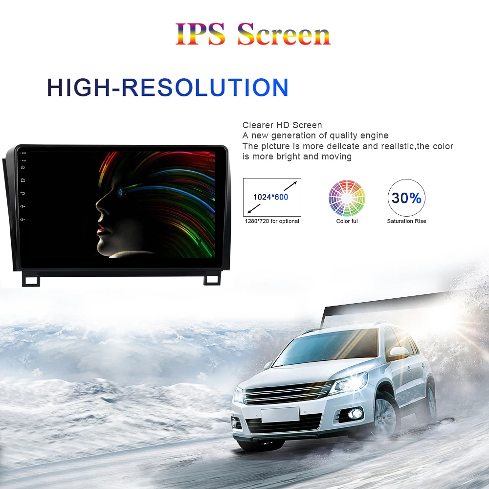 Android 9,0 Автомагнитола 2 Din gps Navi для Toyota Tundra 2007-2013 Sequoia 2008- PX6 DSP ips HDMI 4 Гб+ 64 Гб RDS wifi RDS USB BT