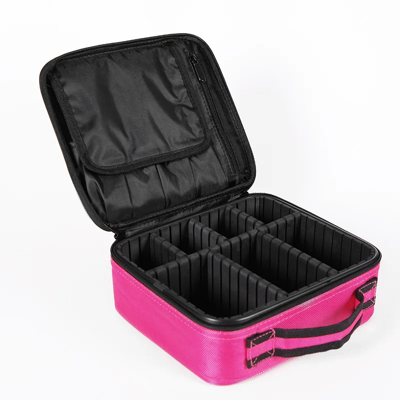 

Professional Makeup Bag Women Cosmetic Bags&Case High Quality Oxford Female Korean Makeup Box Large Capacity Travel Wash Bags