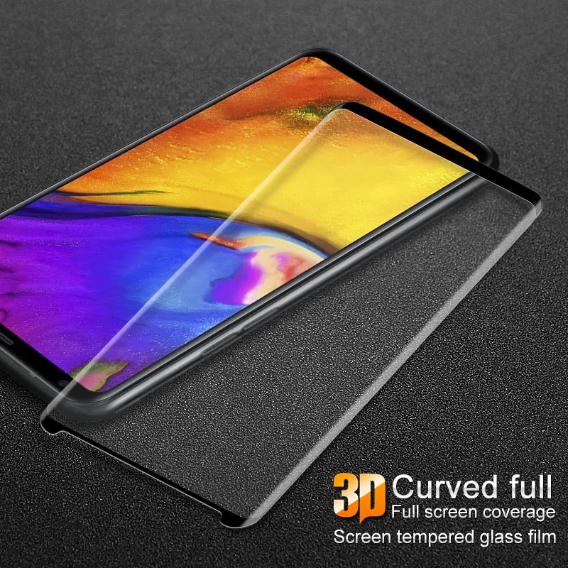 IMAK 3D изогнутое закаленное стекло для LG V35 ThinQ Plus стеклянная пленка экрана