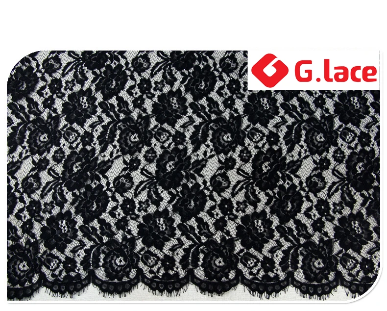 

GLace Eyelash Lace 3m/lot Lace Fabric 3colours fashion noble garment DIY accessories Wedding lace clothing dress XT012