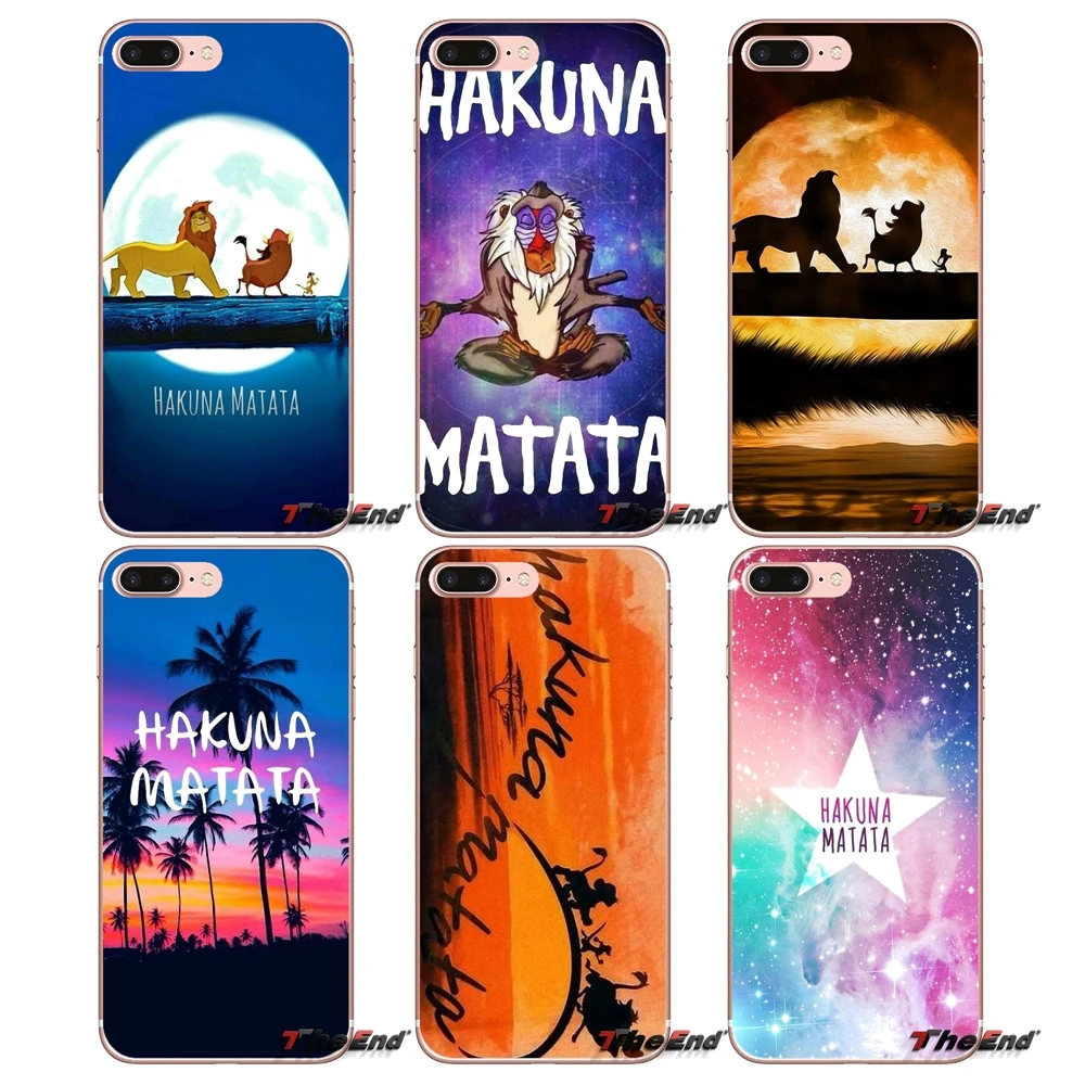 Для Samsung Galaxy J1 J2 J3 J5 J7 A3 A5 A7 2015 2016 2017 J530 J730 Fundas Coque Tribal Aztec Hakuna Matata Lion King
