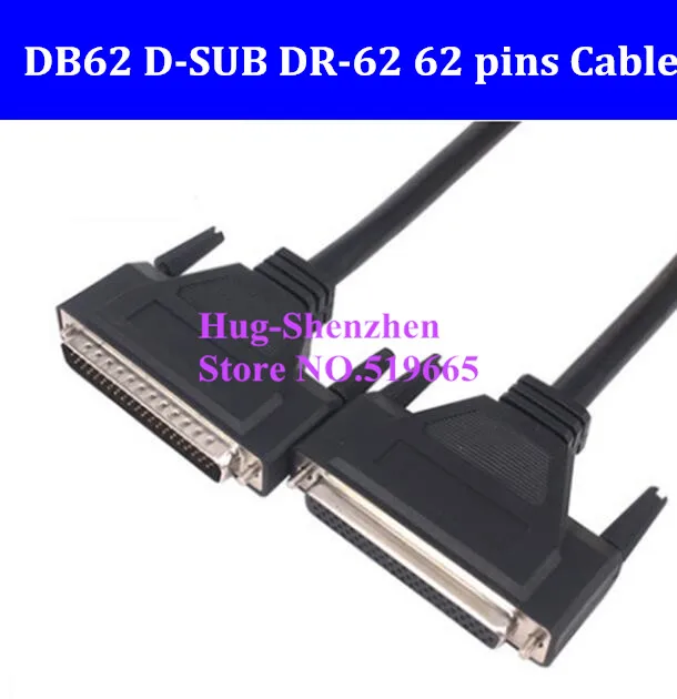 

DB62 D-SUB DR-62 62 pins Male to Female Female to Female Male to Male Signal Terminal Breakout Connector Date adapter wire Cable