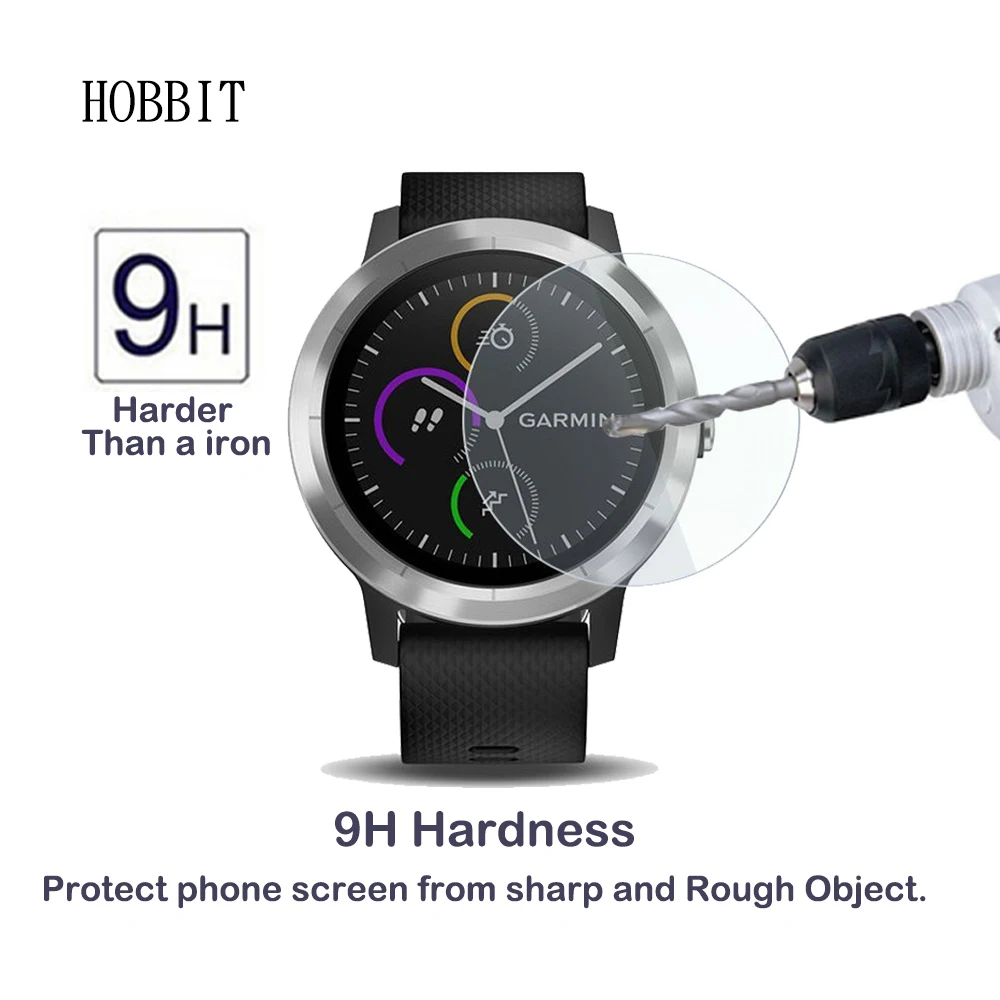 3 шт. для защиты экрана Garmin Vivoactive ультрапрозрачное закаленное стекло 9H