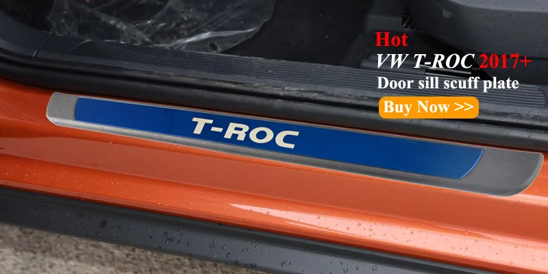 Для Европы Volkswagen/Vw T-ROC TROC A11 Нержавеющая Накладка на порог, накладка, защита, педаль, аксессуары для автомобиля