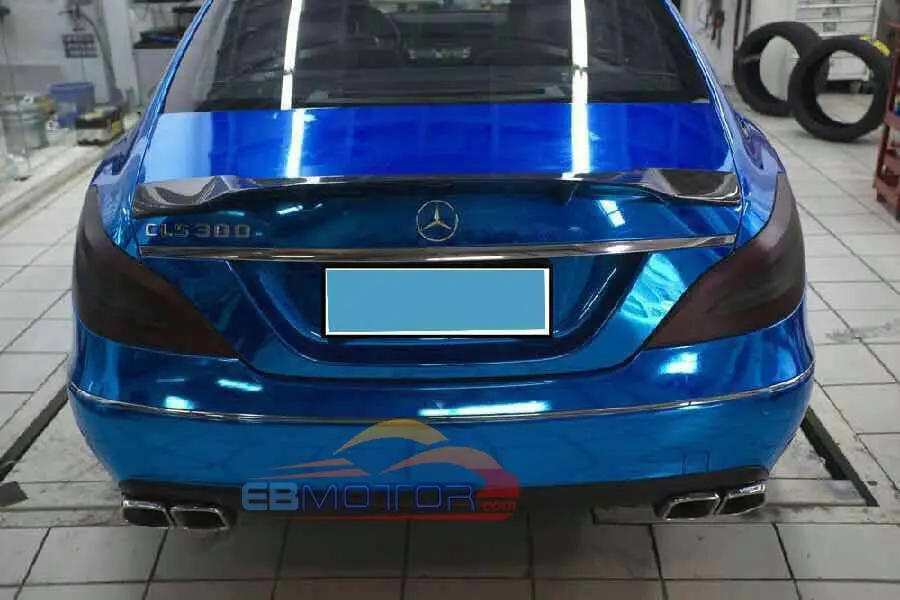 Real CARBON FIBER RENN STYLE REAR TRUNK WING SPOILER FOR BENZ W218 C218 4Door Cls300 Cls350 Cls500 Cls63 2011UP M069 | Автомобили и