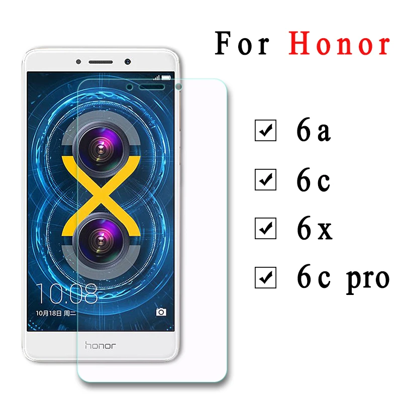 2 шт. чехол для Honor 6c Pro 6a 6x закаленное стекло для huawei Honer Onor 6 A X C 6cpro Honor6a Honor6x Honor6c Защитная пленка для телефона