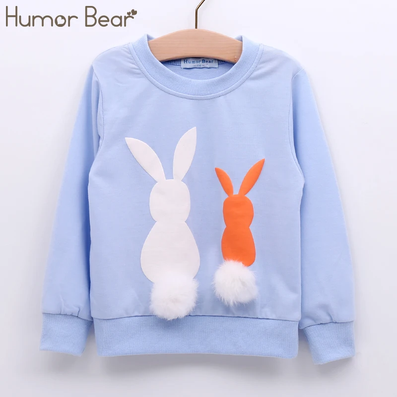 Humor Bear/Одежда для девочек; Детский свитер; Новая Осенняя детская одежда с длинными рукавами для девочек; Детское пальто с героями мультфильмов; Верхняя одежда; От 3 до 7 лет