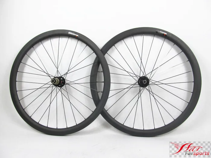 Far sports FSC38-TM-25 Novatec 38 мм 25 мм Углеродные колеса колесная трубка 38 мм, XC велосипедный дисковый тормоз QR axle wheelset