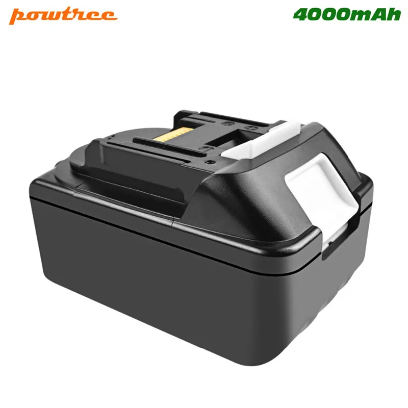 Powtree для Makita BL1830 18V 4000mAh литиевые электроинструменты Замена батареи BL1815 BL1840 LXT400
