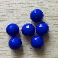 royal blue Выберите размер и цвет) 10 мм/12 мм/14 мм/16 мм/18 мм/20 мм/22 мм круглые ограненные в виде земного шара бусины - Цвет: royal blue