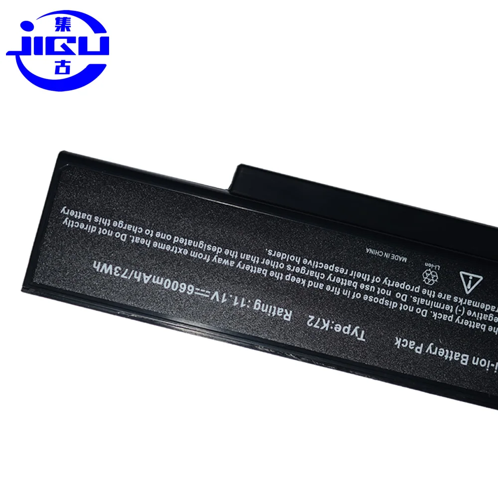 JIGU 9 ячеек 6600 мАч аккумулятор для ноутбука Asus A72 A72D A72DR A72J K72 K72D K72F K72J K72JA A32 K72S|laptop