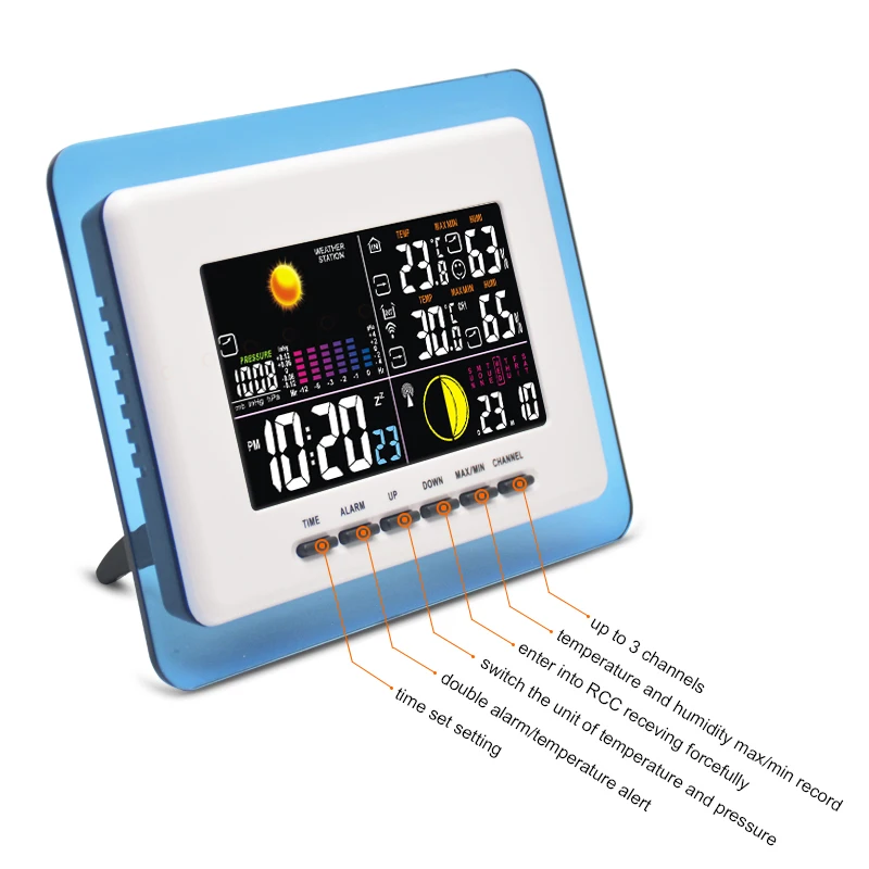 DYKIE RF RCC Беспроводная метеостанция с крытым наружным термометром гигрометром