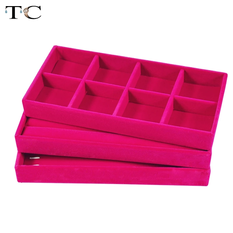 Бесплатная доставка кольцо ожерелье цепь отсек ювелирных изделий дисплей лоток