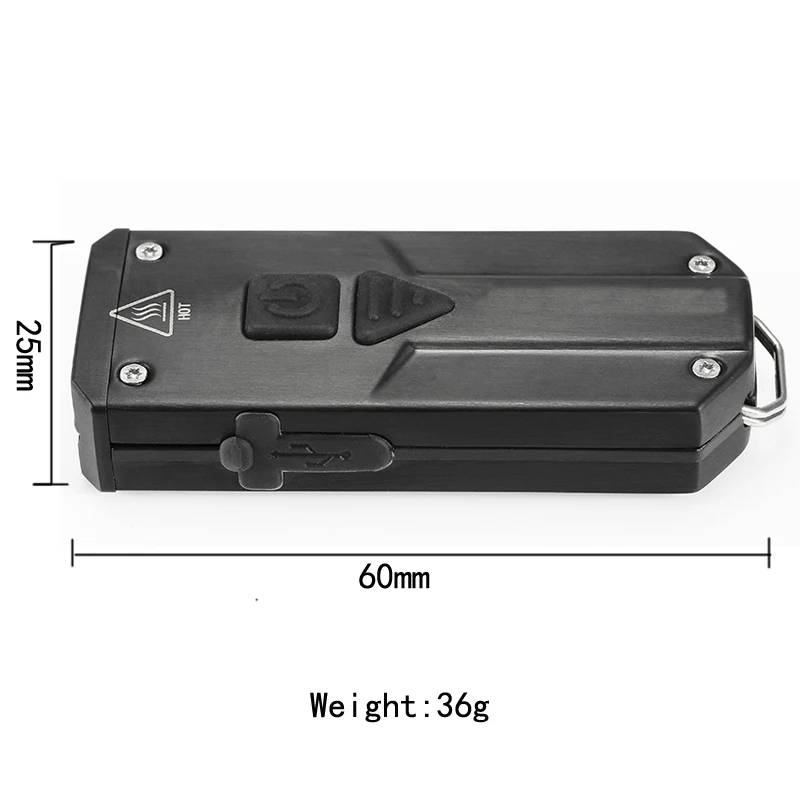 Jiguoor K1 SS XP-G3+ 365 нм УФ+ красный светодиодный 250LM USB Перезаряжаемый мини светодиодный светильник-брелок IP65 Водонепроницаемый высококачественный светильник-вспышка