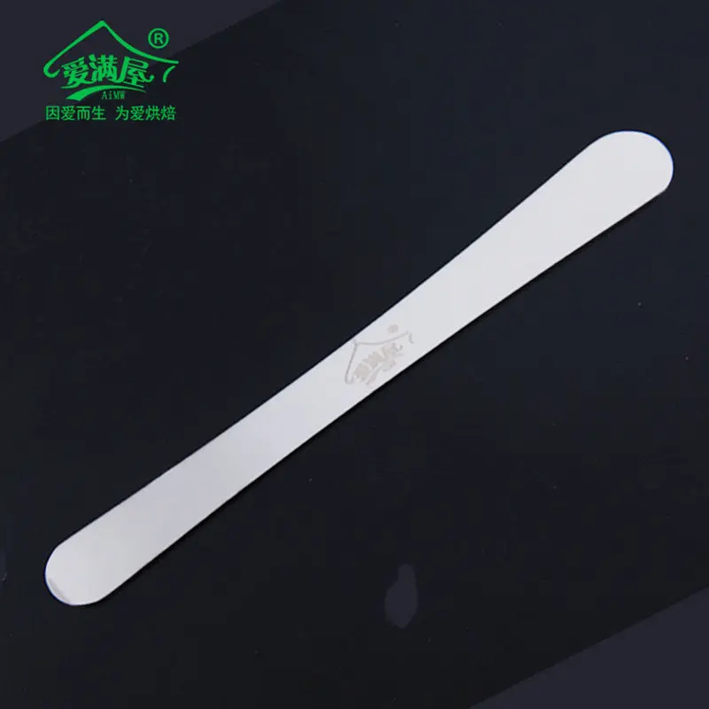 

8 Inch Stainless Steel Cake Spatula Fondant Cream Scraper Cake Decorating Tools Baking Accessories
