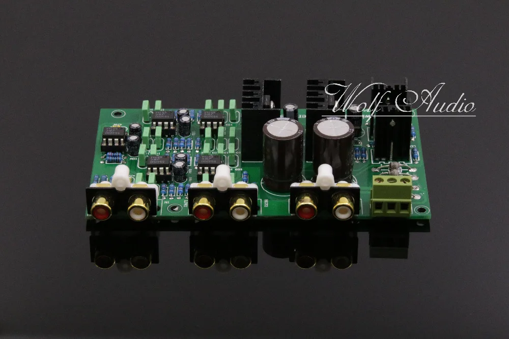 Электронный предусилитель linkвиц 127 функциональный 4 канальный выходной делитель