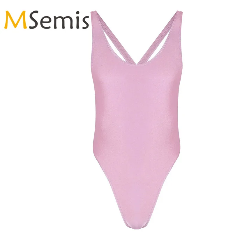 

Mens High Cut Thong Wrestling Singlet Bodysuit One Piece Criss-cross Backless Gymnastics Leotard Thong Underwear Bodysuit