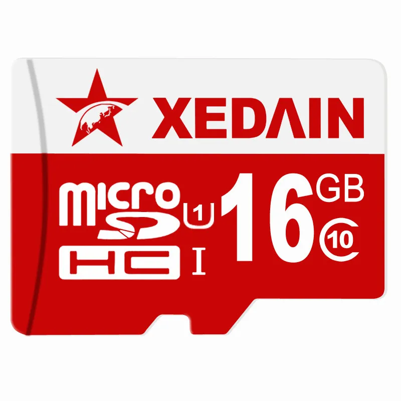Xedain оригинальный дизайн микро sd карты 16 ГБ 32 SDHC 64 SDXC быстрое мини Class10 флэш-карты