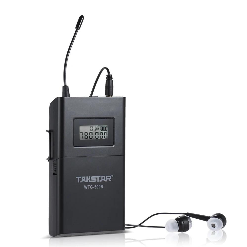 Беспроводная акустическая передача TAKSTAR WTG 500R UHF 100 м эффективный диапазон 6