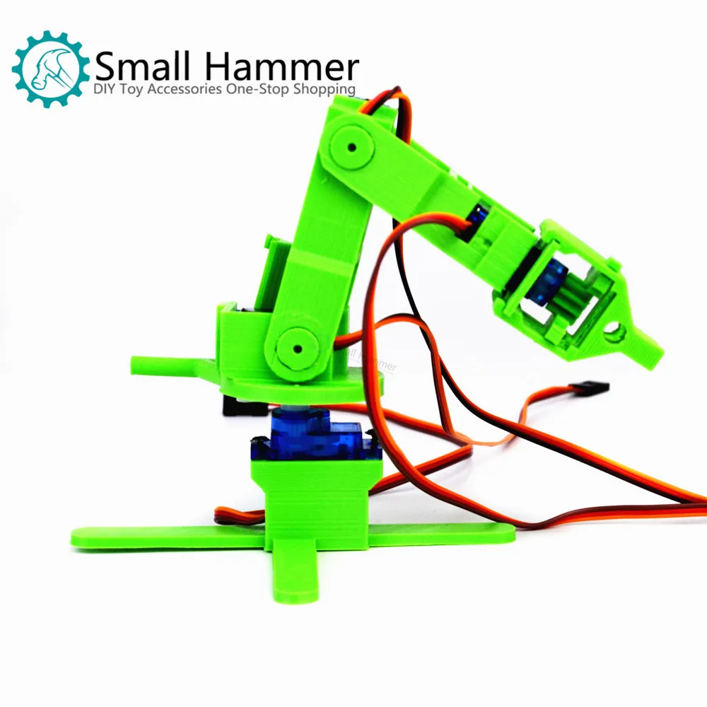 SNAM5900 3D печать четыре градуса свободы робот рука DIY сборка sg90|Наборы для сборки
