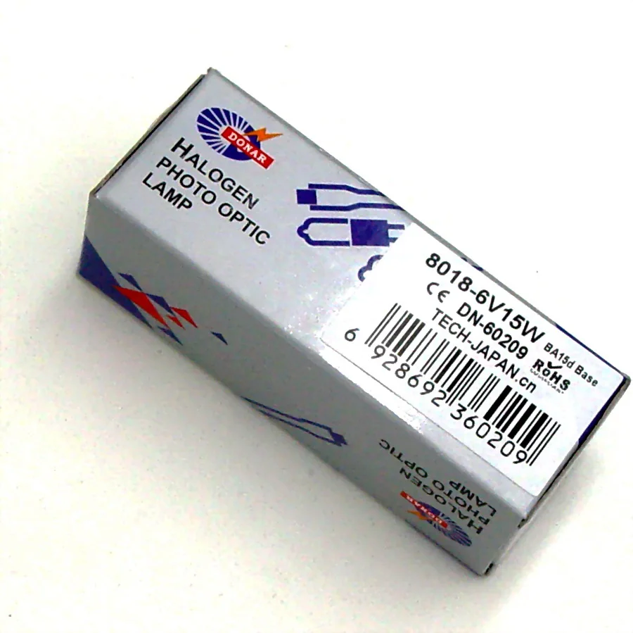 DN-60209 8018 6 V 15 Вт 13347 sm-8018 6V15W BA15d байонетная лампа накаливания Leitz Nikon микроскоп Zeiss лампа