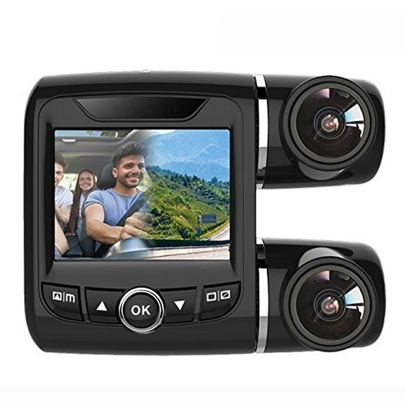 Dealcoo Dash Cam FHD Dual 1080 P + Автомобильный dvr видеомагнитофон Camer видеорегистратор