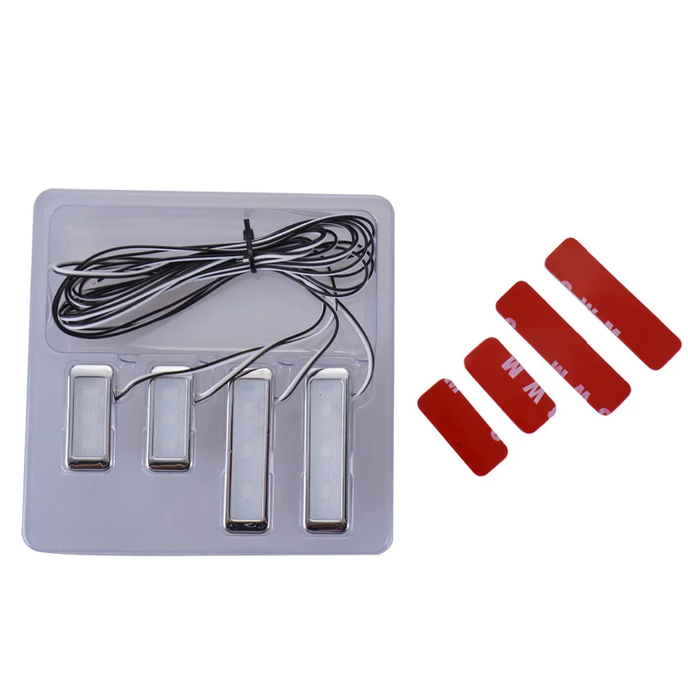 4 Стикеры для ПК внутренняя ручка автомобиля атмосферная лампа kia rio ceed sportage 2017 cerato