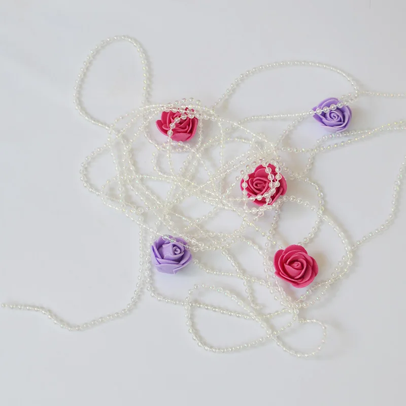 Искусственный жемчуг цепочка 4 мм 20 м|ornamental decoration|ornaments curtainsornaments beads |