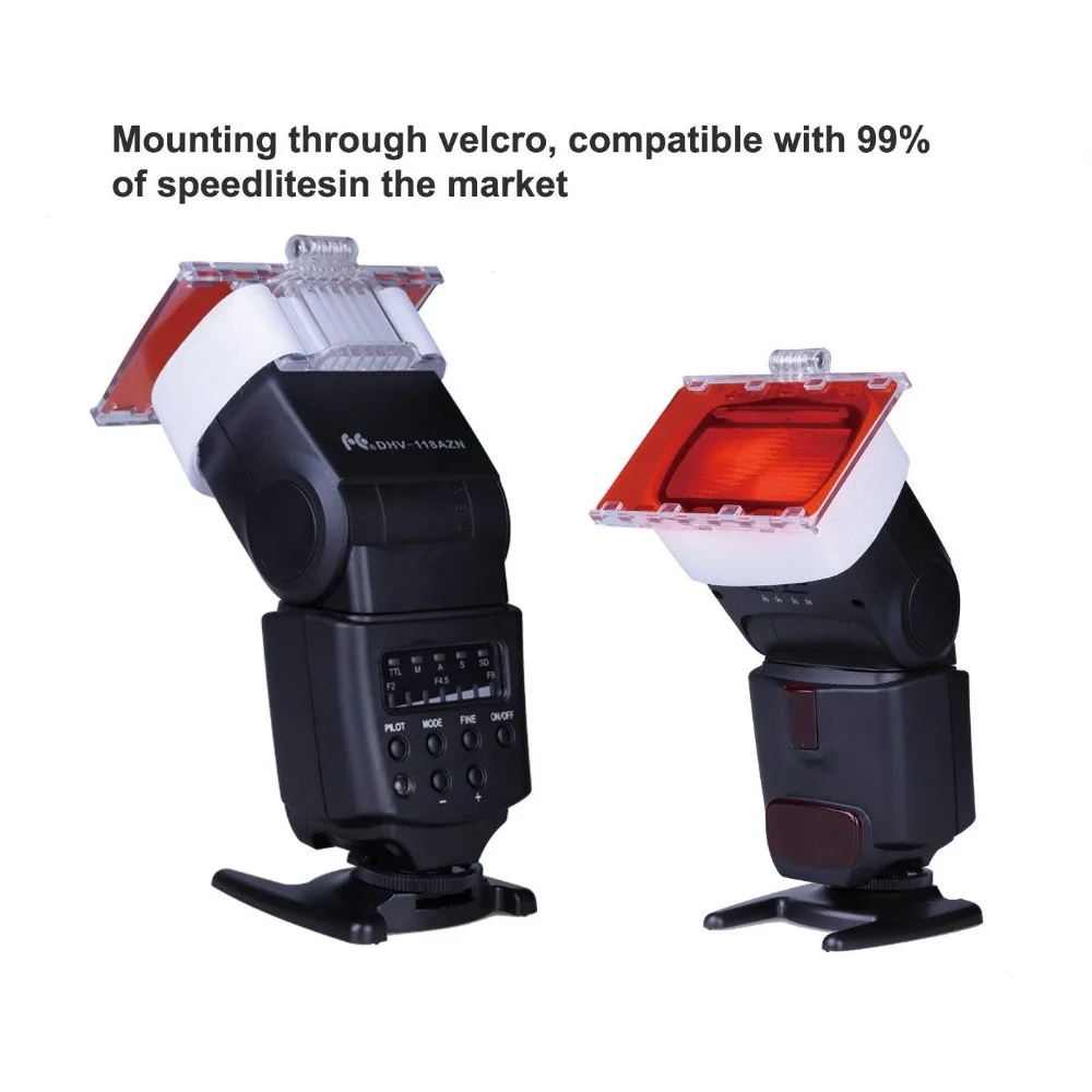 Вспышка Speedlite 30 Цвета Цвет гель комплект с шторки &amp Отражатели и сумка для Canon Nikon