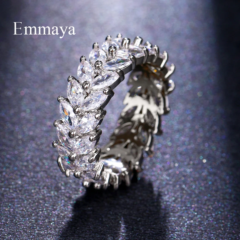 Emmaya новые модные бриллиантовые обручальные кольца для женщин Горячая Распродажа