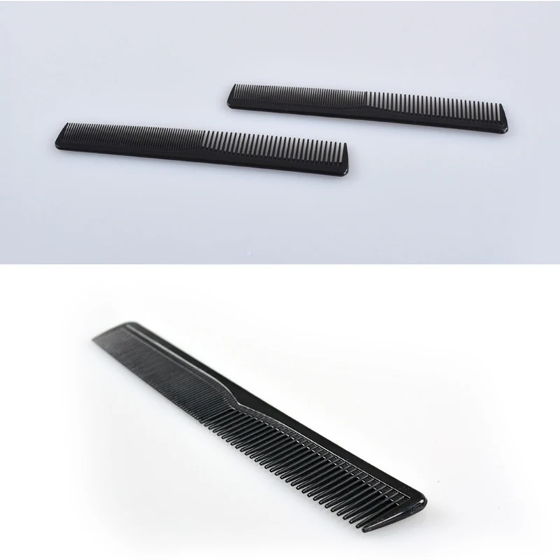 Новинка для мужчин и женщин Парикмахерская черная пластиковая расческа стрижки
