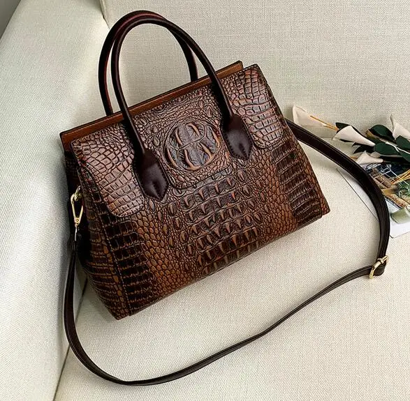 Joyloading элегантная винтажная дизайнерская сумка из крокодиловой кожи