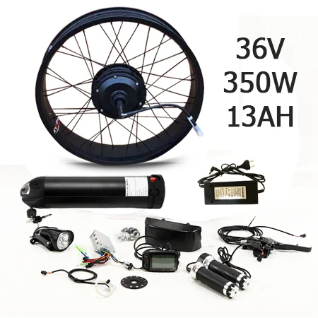 s-13 CASDONA Fat BIKE 36 В 350 Вт моторное колесо, комплект для электрического велосипеда, набор для переделки велосипеда 20 дюймов, Мотор заднего колеса, бесщеточный редуктор, ступица - Цвет: s-13