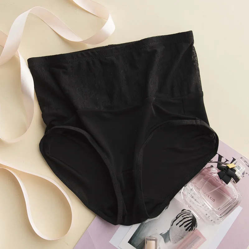 Нижнее белье женское из натурального шелка с завышенной талией 100%|ladies underwear|lace