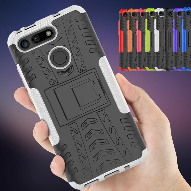 

Soft Silicone + PC Cover Case For Huawei Honor View 20 Rubber Hard Cover For Coque Huawei Honor V20 View20 mobile Phone Bag Case