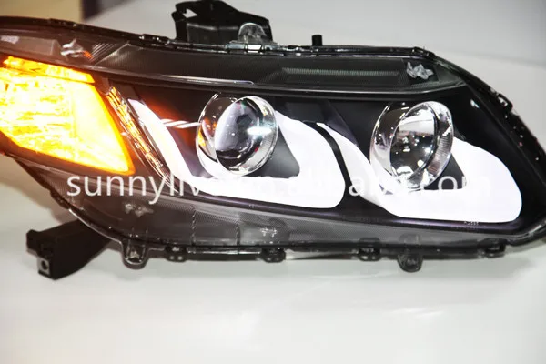 Для Honda Civic Светодиодные ленты типа U Ангельские глазки светодиодные фары LED