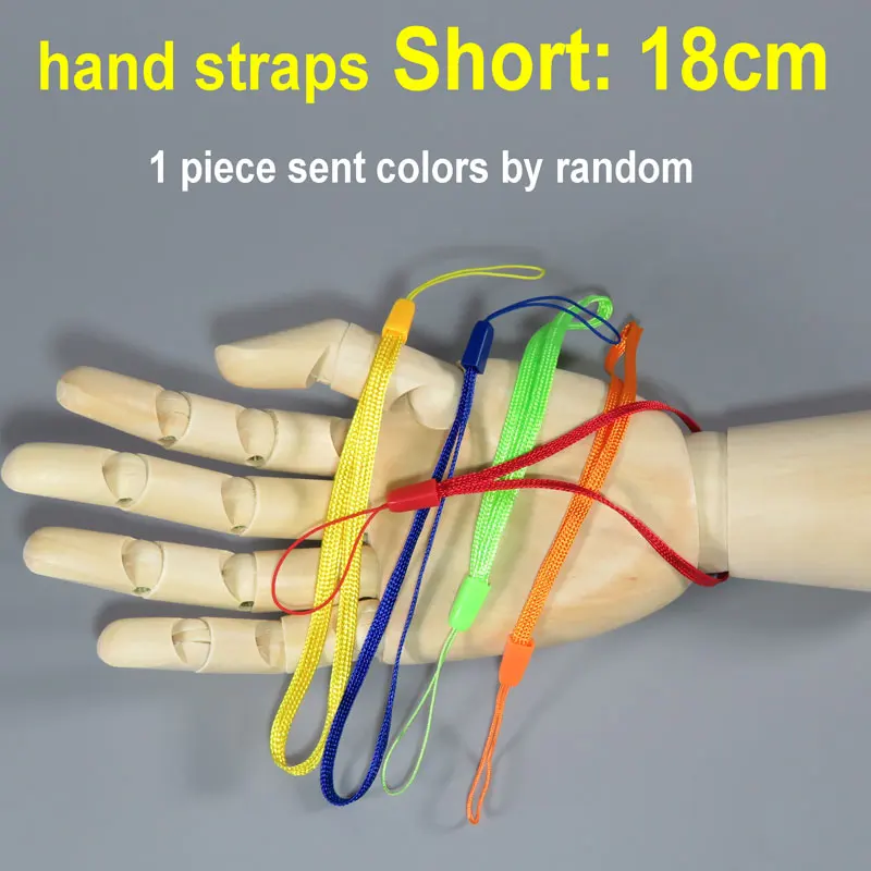 short hand strap18cm PCTONIC ремешок для мобильного телефона, цветной нейлоновый длинный 44 см шейный ремешок, веревка, съемный ремешок для камеры, чехол, брелок, съемный - Цвет: short hand strap18cm
