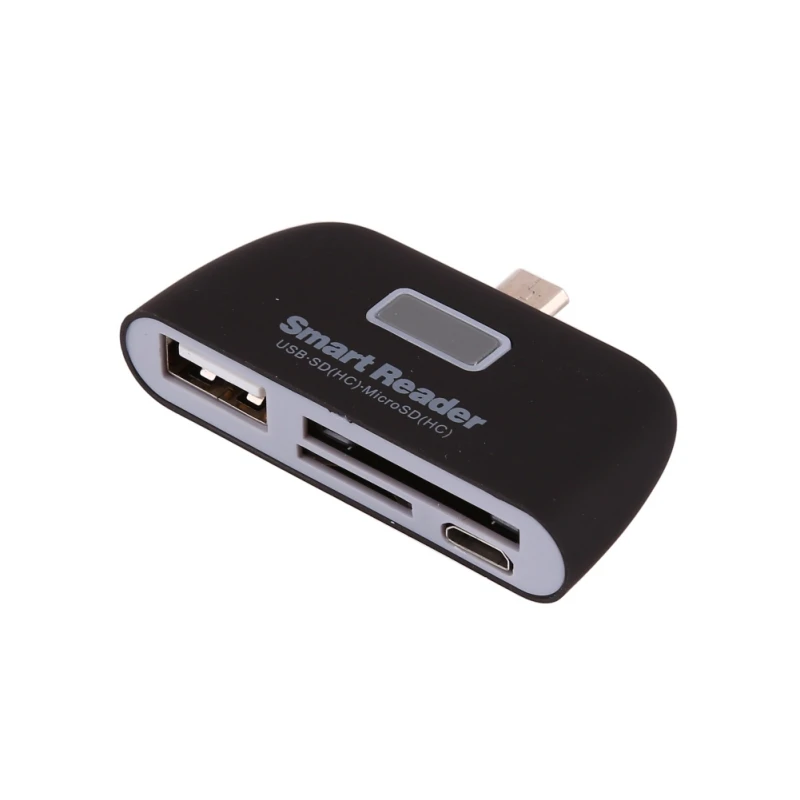 4 в 1 OTG к USB 2 0 смарт кард ридер SD TF с портом Micro для Android смартфона|Картридеры| |