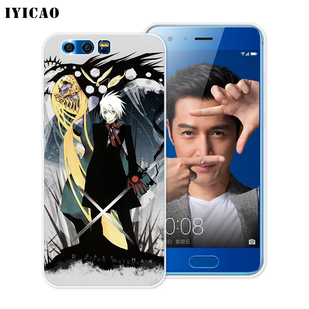 Мягкий силиконовый чехол IYICAO D.Gray man для Huawei Y9 Y7 Y6 Prime 2018 Honor 8C 8X 8 9 10 Lite 7X 7C 6A 7A Pro