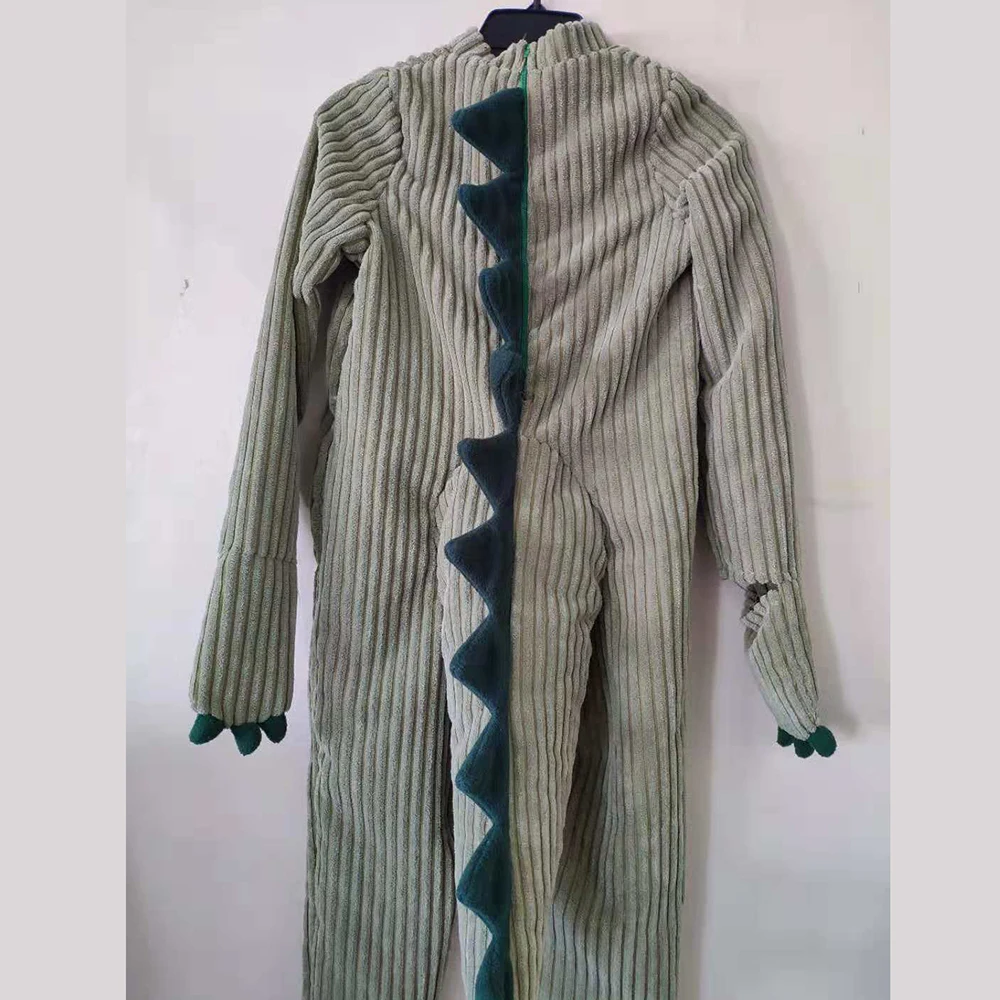 Детский костюм динозавра Пижамный комбинезон для косплея маленьких мальчиков и