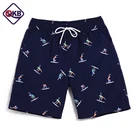 QIKERBONG мужские пляжные шорты Боксеры плавки повседневные Бермуды мужские купальники 2017 новые модные быстросохнущие