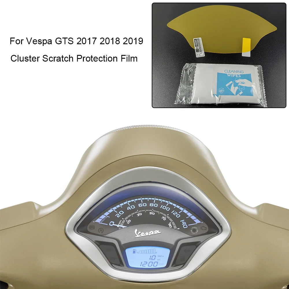 Для Vespa GTS 2017 2018 2019 Новая защитная пленка против царапин Blu Ray Speedo приборная панель