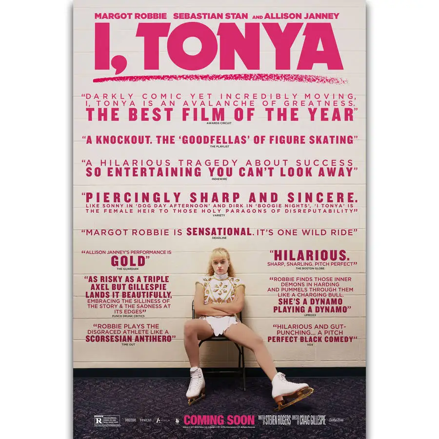 S2582 I Tonya Спортивная комедия фильм Марго Робби настенная живопись печать на