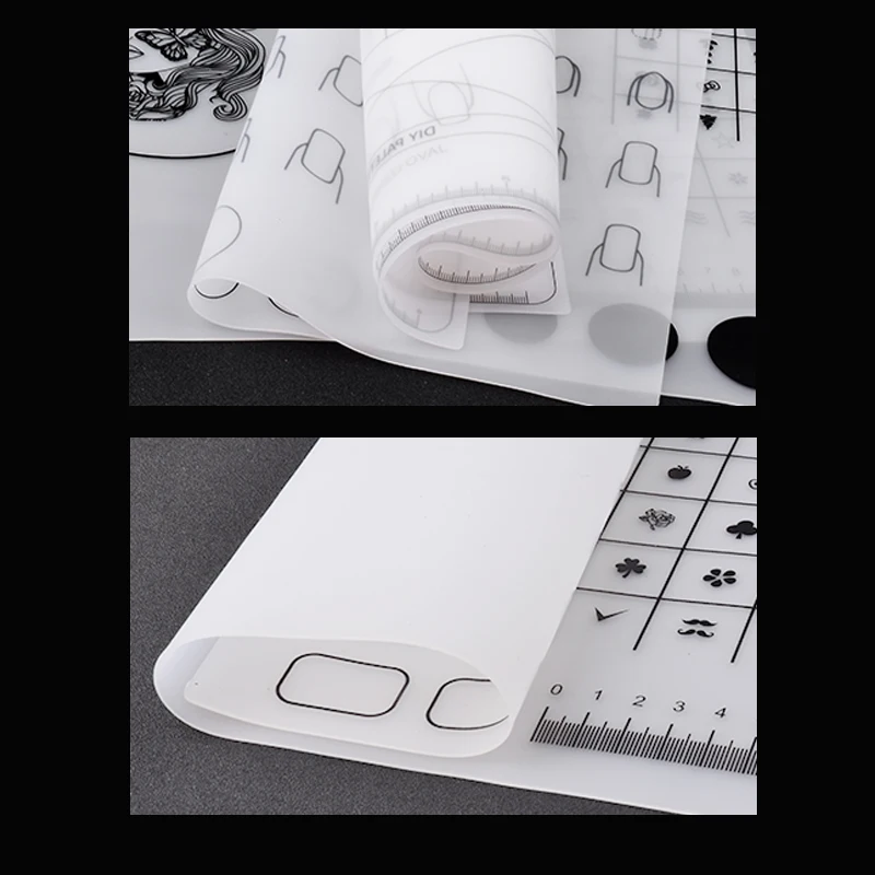 1 шт. силиконовый коврик для ногтей с 3 узорами|manicure equipment|nail art table matsnail |